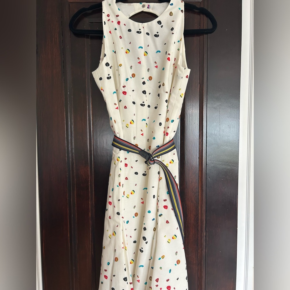 Akris Punto Dress with Multicolor Dots